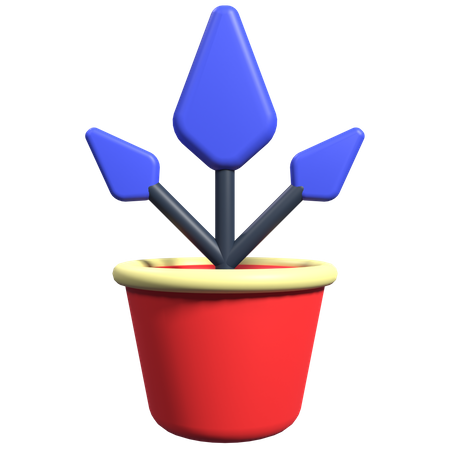 Maceta  3D Icon