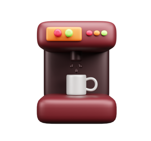 Cafetière  3D Icon