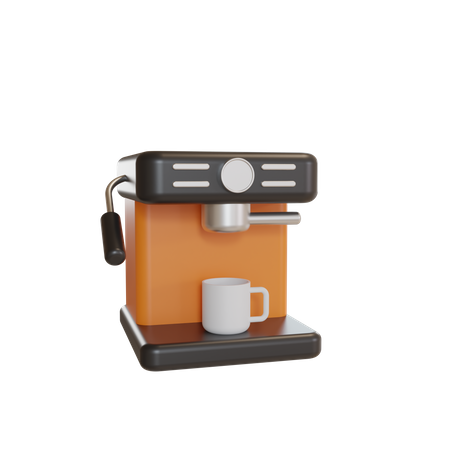 Cafetière  3D Illustration