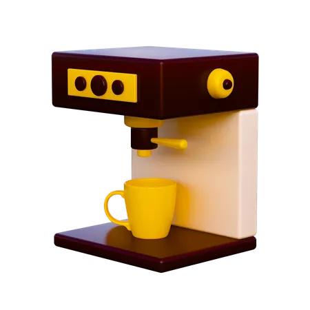 Cafetière  3D Illustration