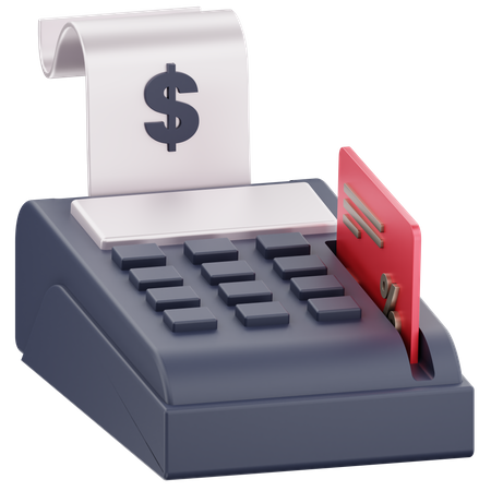 Distributeur de cartes de crédit  3D Icon