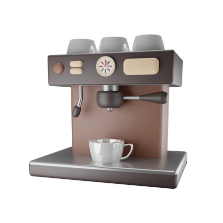 Machine à expresso  3D Illustration