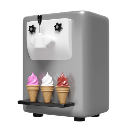 Machine à glace  3D Icon