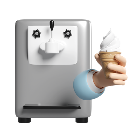 Machine à glace  3D Icon