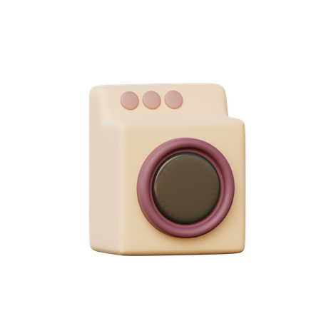 Machine à laver  3D Icon