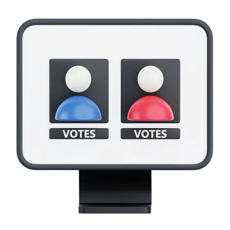 Machine à voter  3D Icon