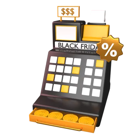 Machine Cashier  3D Icon