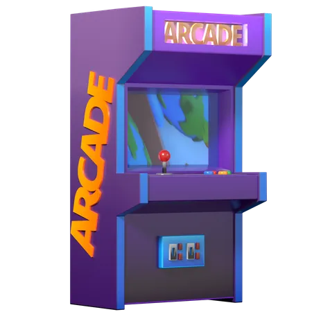 Machine d'arcade  3D Illustration