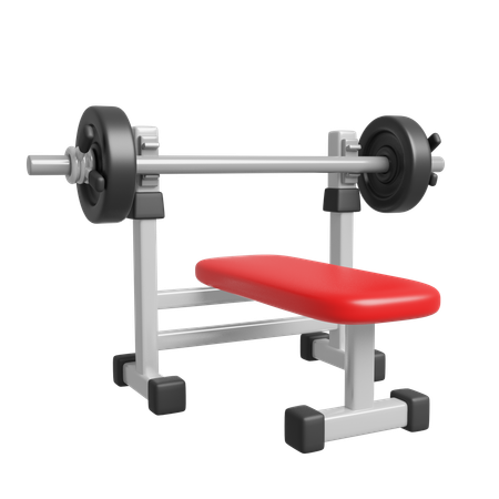 Machine de développé couché  3D Icon