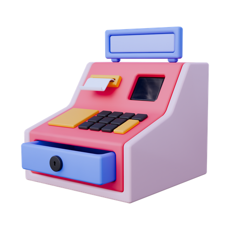 Machine de paiement en espèces  3D Icon