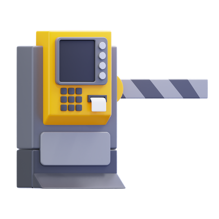 Machine de stationnement  3D Icon