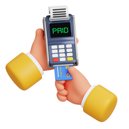 Main tenant une machine edc  3D Icon