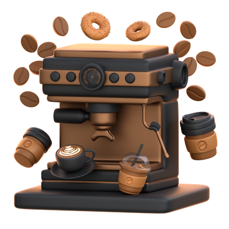 Machine à expresso  3D Icon