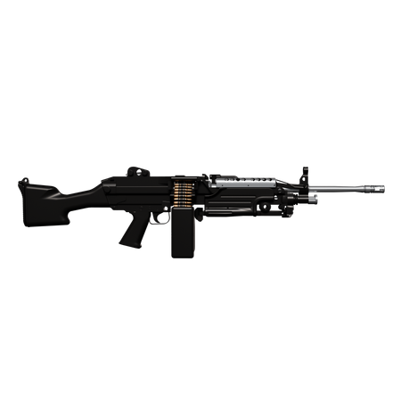 Machine Gun  3D Icon