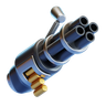 machine gun emoji 3d
