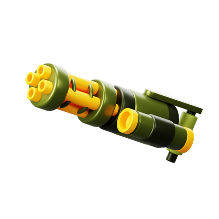 Machine Gun  3D Icon