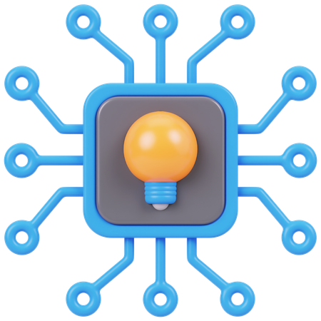 Machine Learning  3D Icon