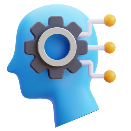 Machine Learning  3D Icon