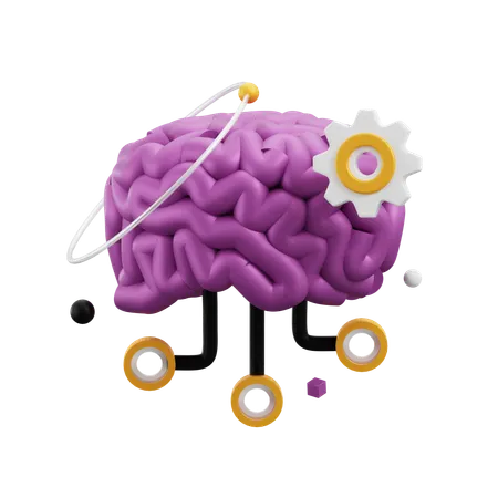 Machine Learning  3D Icon