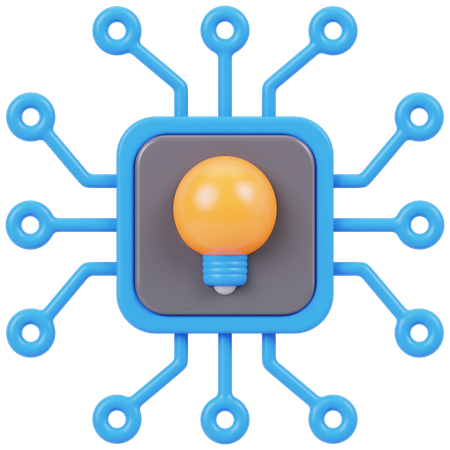 Machine Learning  3D Icon