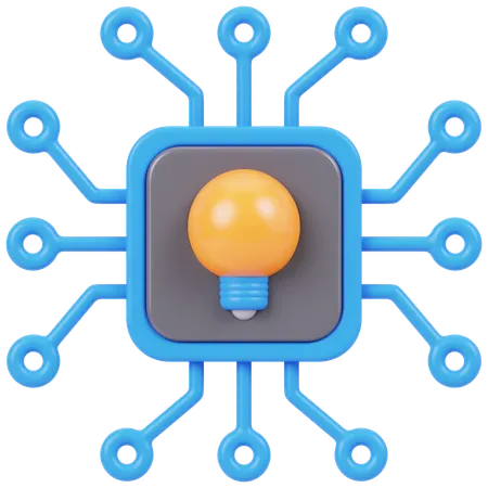 Machine Learning  3D Icon