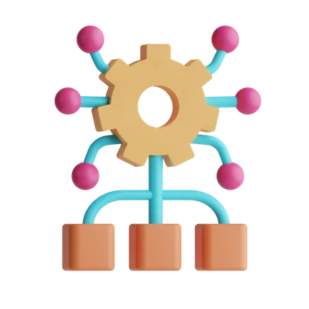 Machine Learning  3D Icon