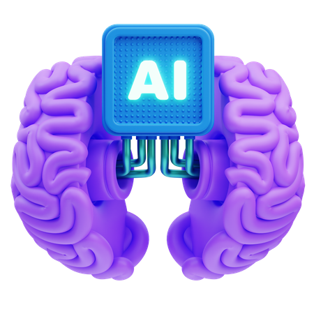 Machine Learning  3D Icon