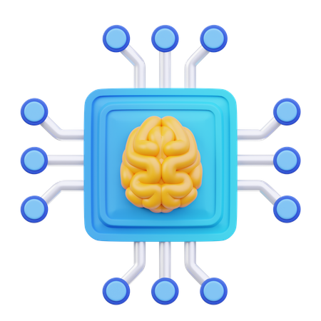 Machine Learning  3D Icon