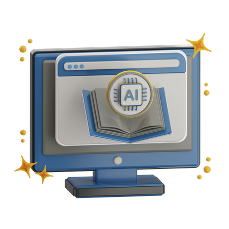 Machine Learning  3D Icon