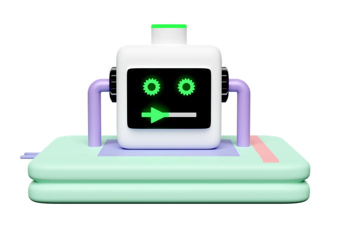 Machine Learning  3D Icon