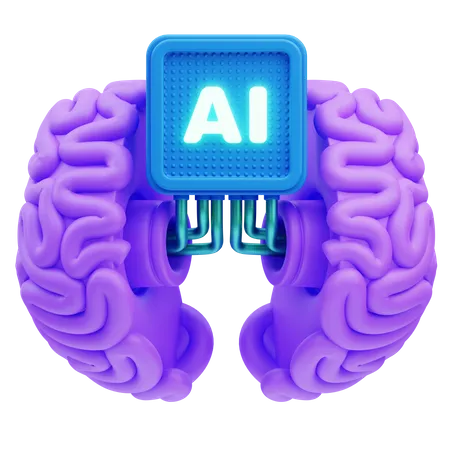 Machine Learning  3D Icon