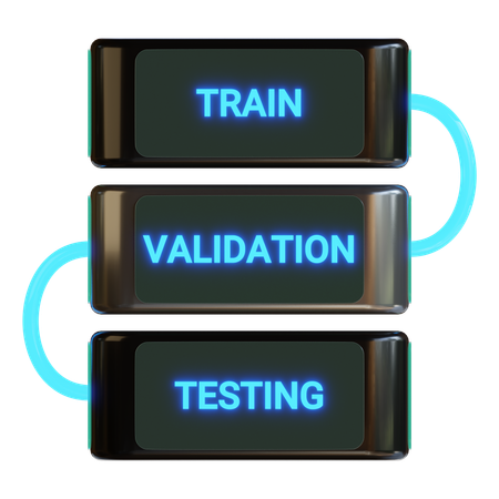 Machine Learning Model  3D Icon