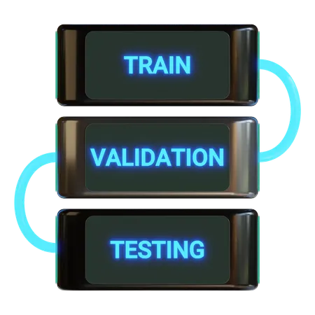 Machine Learning Model  3D Icon