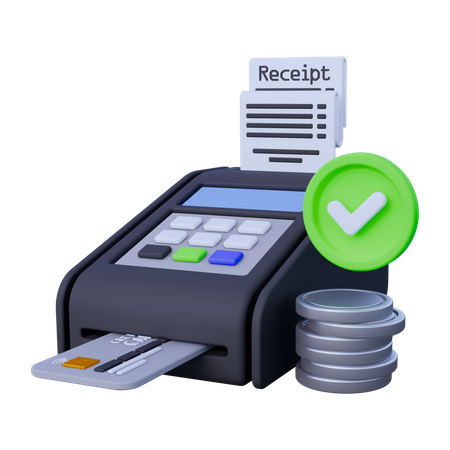 Machine Payment  3D Icon