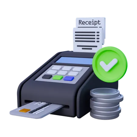 Machine Payment  3D Icon