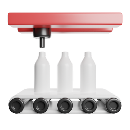 Machine Process  3D Icon
