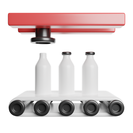 Machine Process  3D Icon