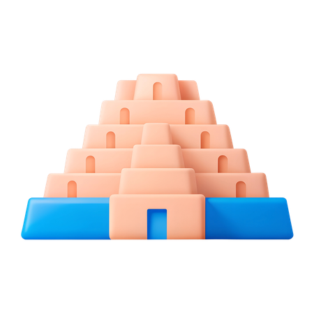 Machu picchu  3D Icon