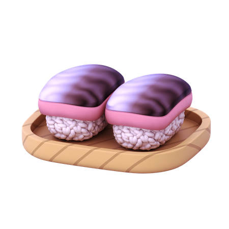 Mackerel Nigiri  3D Icon