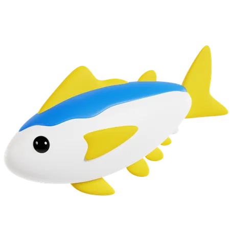 Mackerel tuna  3D Icon