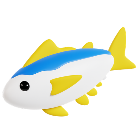 Mackerel tuna  3D Icon