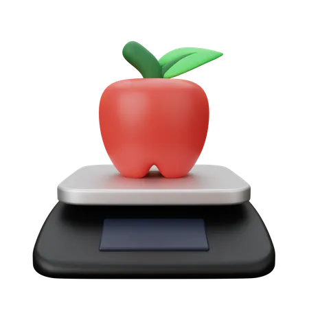 Macro Nutrient Scale  3D Icon