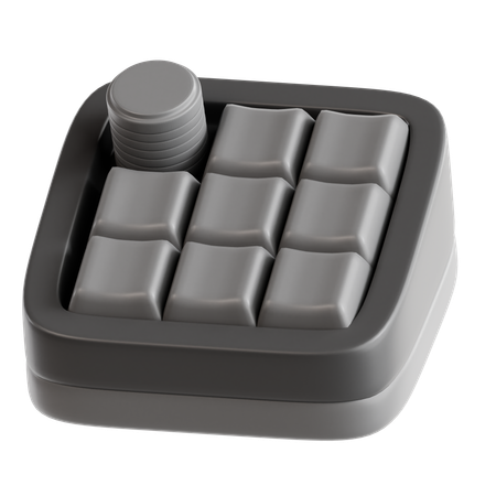 Macropad mécanique  3D Icon