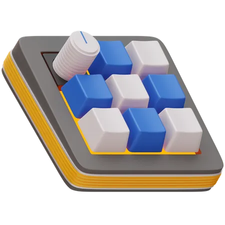 Macropad mécanique  3D Icon