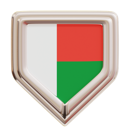Madagascar Flag  3D Icon