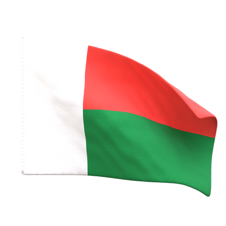 Madagascar Flag  3D Icon