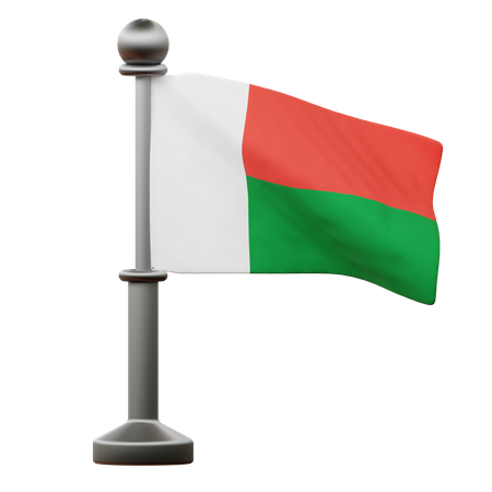 Madagascar Flag  3D Icon