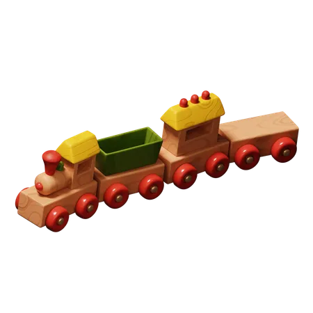 Choo-choos de madeira  3D Icon