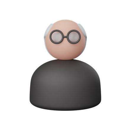 Profesor de escuela  3D Icon