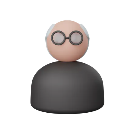 Profesor de escuela  3D Icon